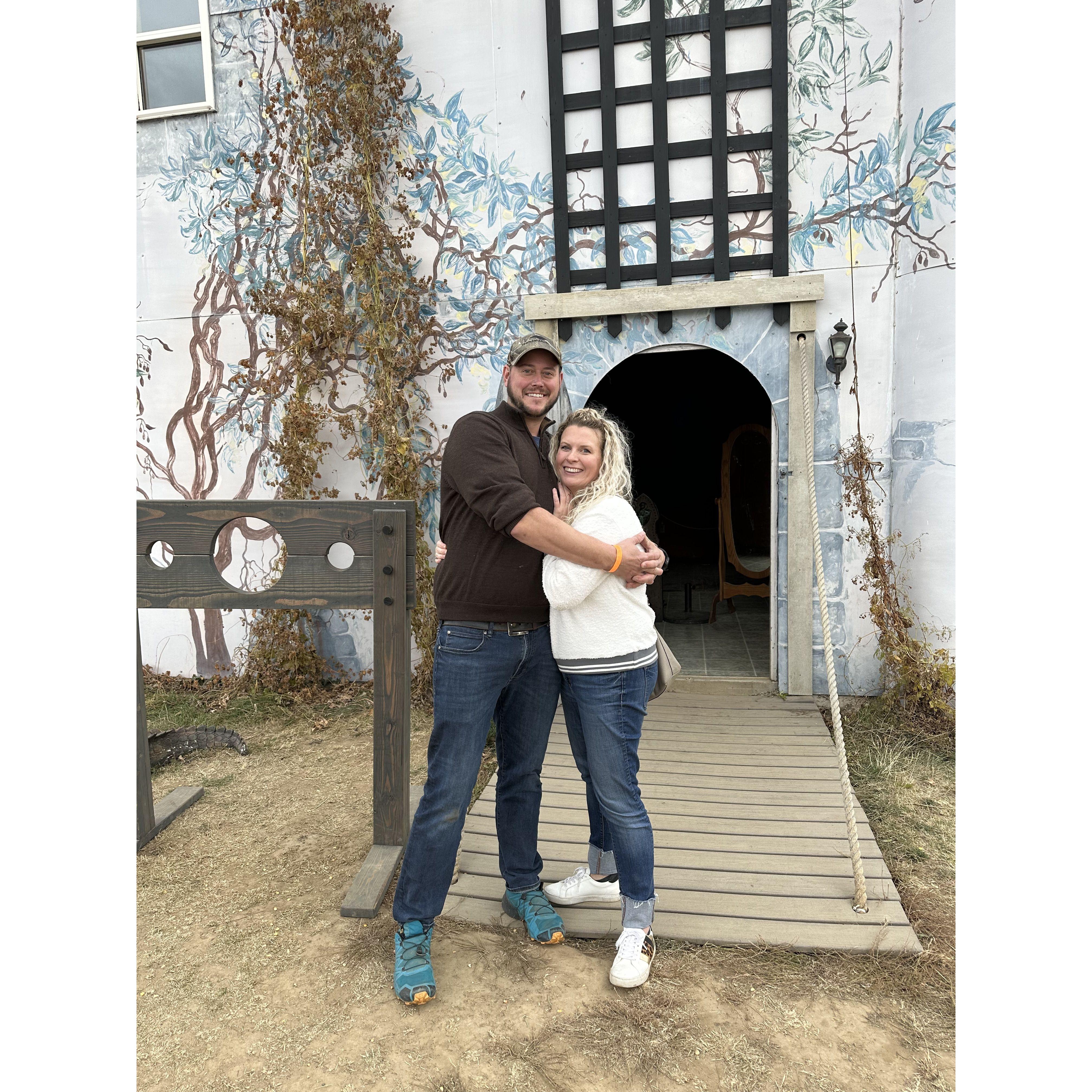 Our first picture together in October 2022 up at Greenbluff.
