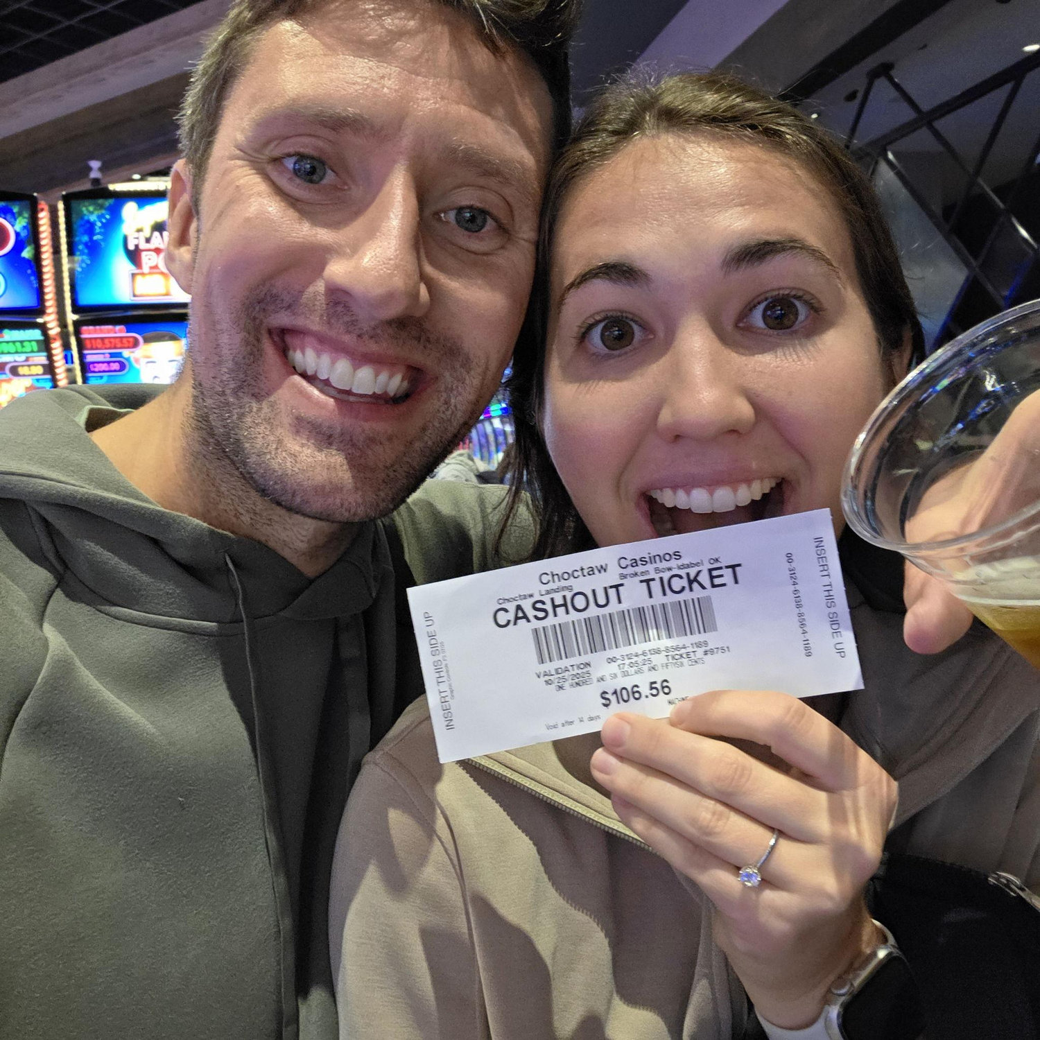 Big winners at the Oklahoma Casino!