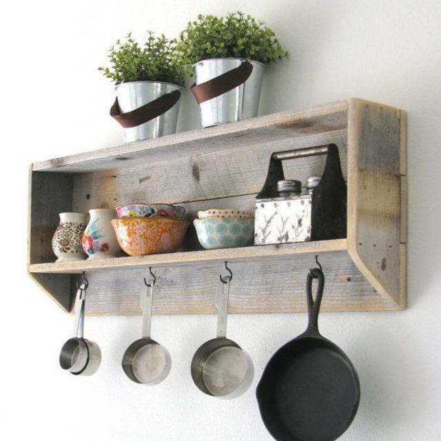 Rustic Tea Shelf