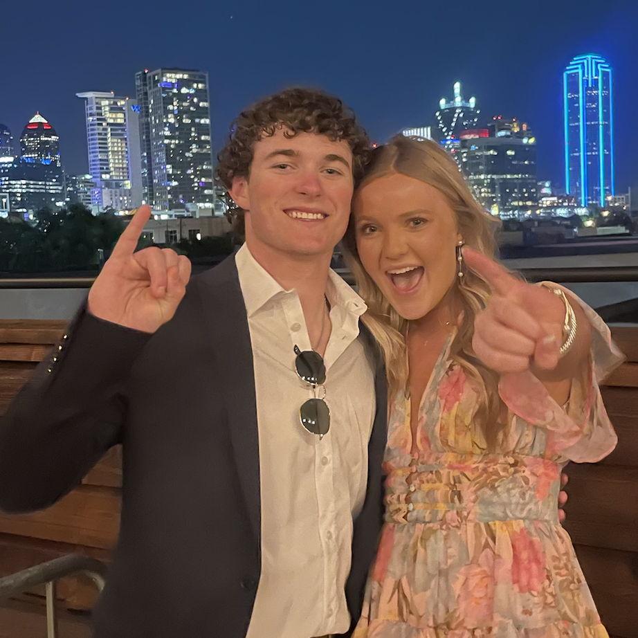 Siggie Formal Freshman Year 23'! This trip to DFW is when we both finally knew we wanted to be more than just friends ;)