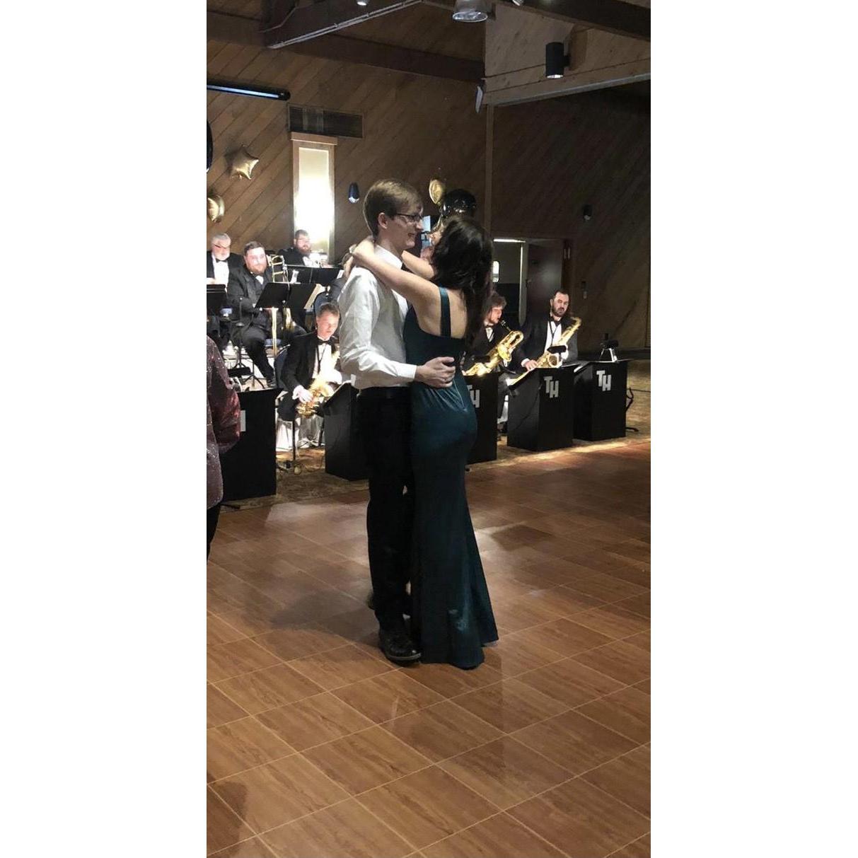 New Years 2020 was memorable for many reasons as we all know but we started it out right with dancing to swing music in fancy clothes. One of our favorite memories together.