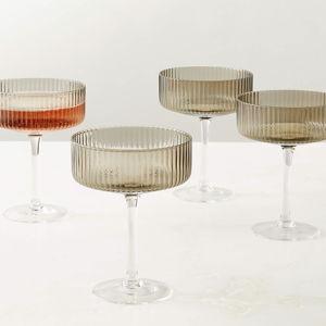 Eve Coupe Cocktail Glass Set of 4 + Reviews | CB2