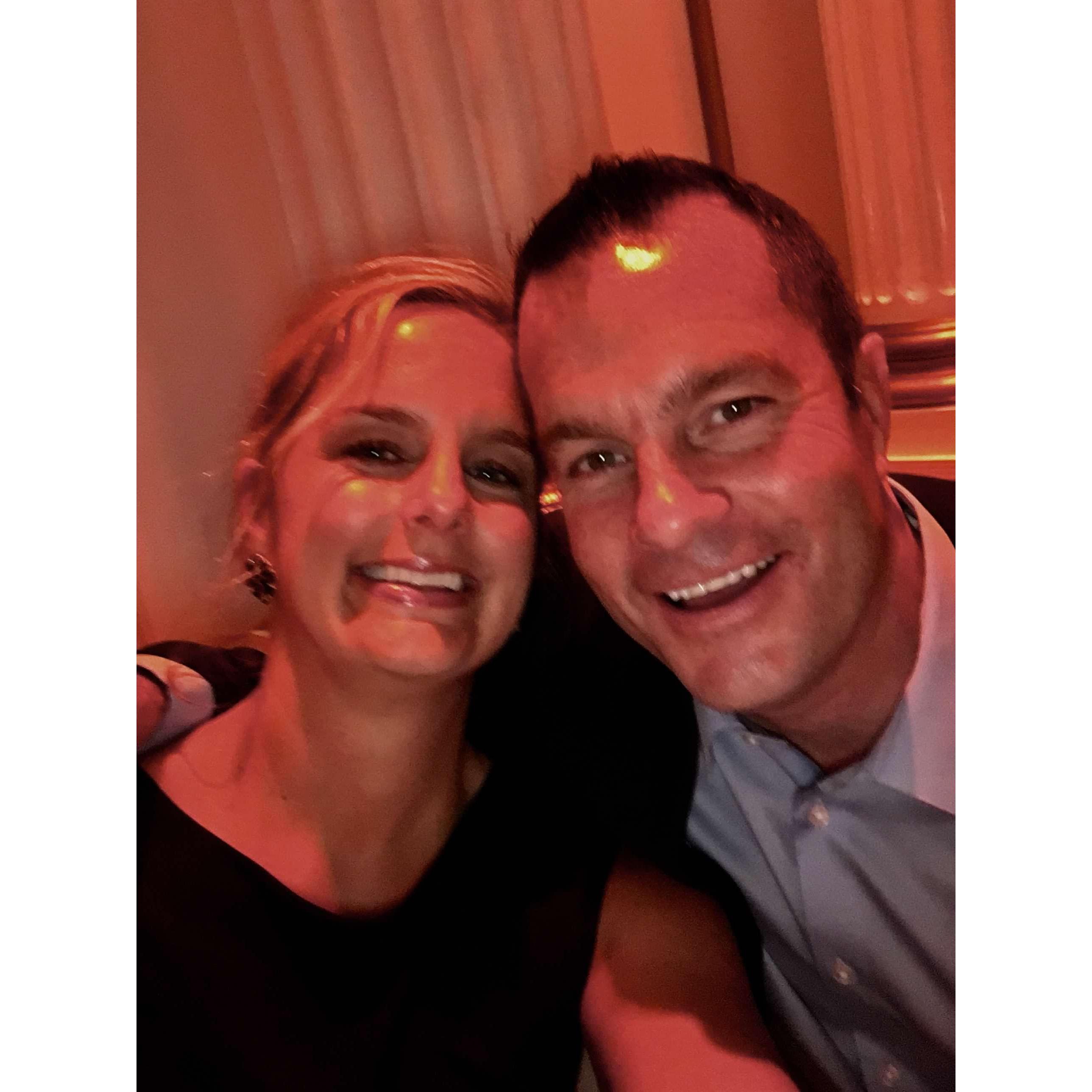 First wedding together .. where we first said the L word on the dance floor!