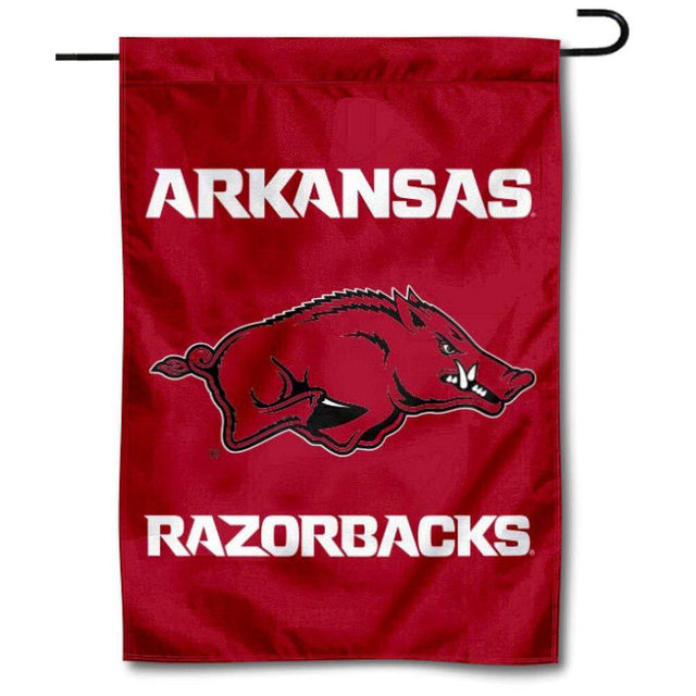 College Flags & Banners Co. Arkansas Razorbacks Garden Flag
