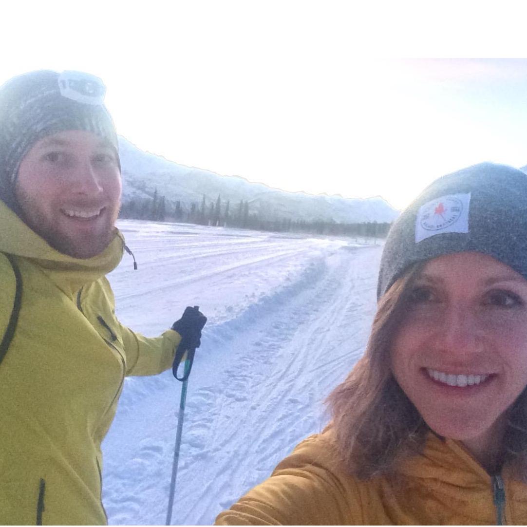XC skiing, at Sheep Mountain Lodge!