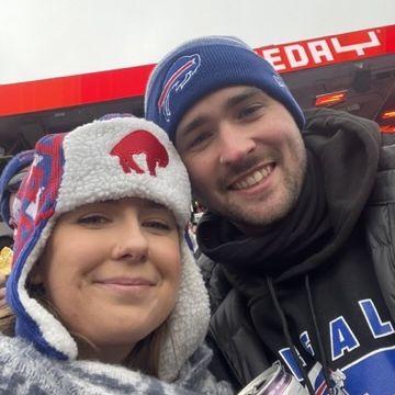 First Bill's game together! Go Bills!