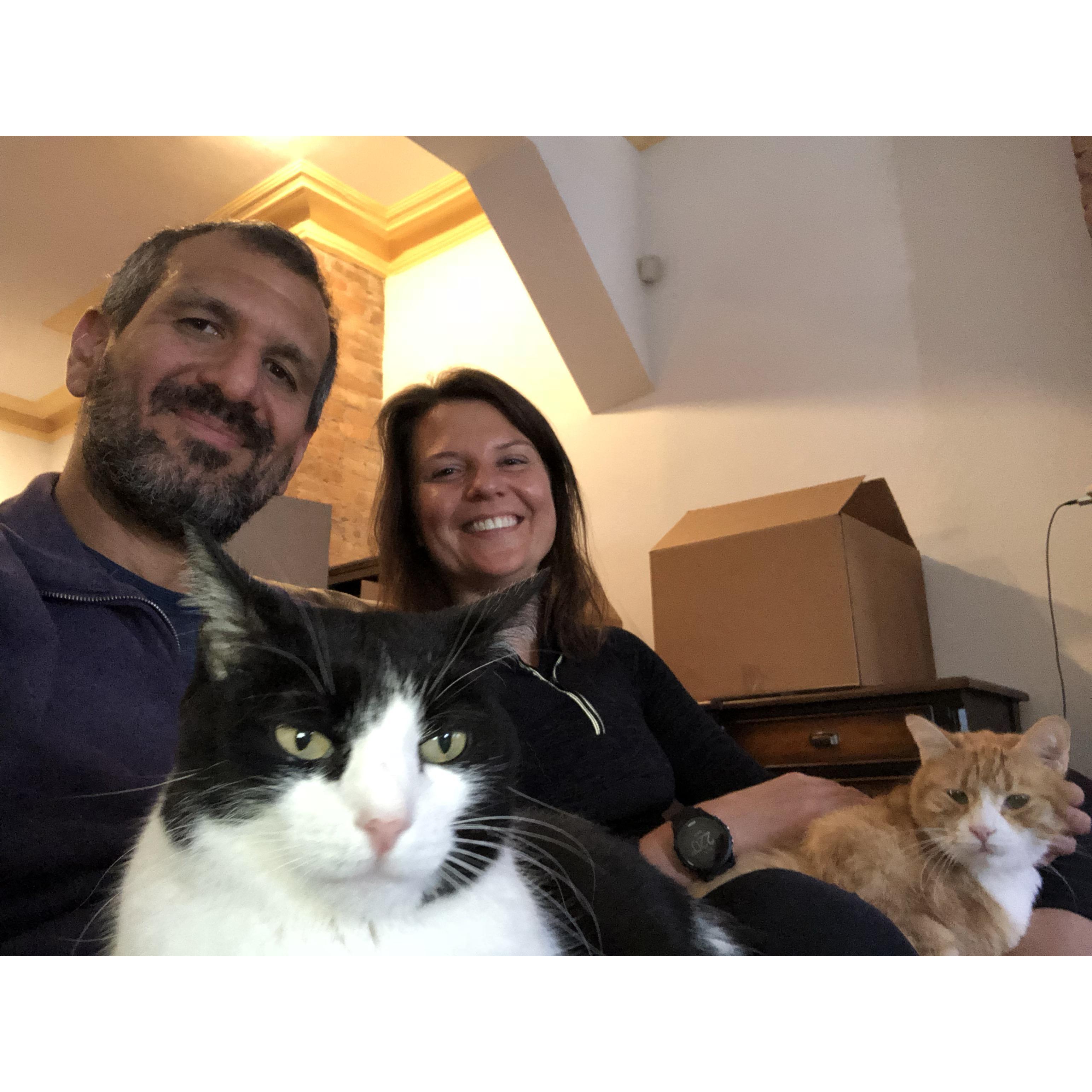 This was our first successful family photo taken just after returning from Oman and moving into our home in Jersey City!