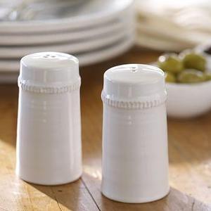 Gabriella Salt & Pepper Shakers, White