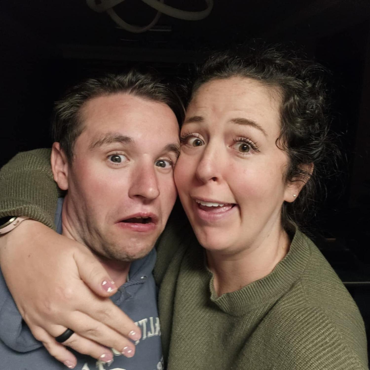 The night he popped the question!