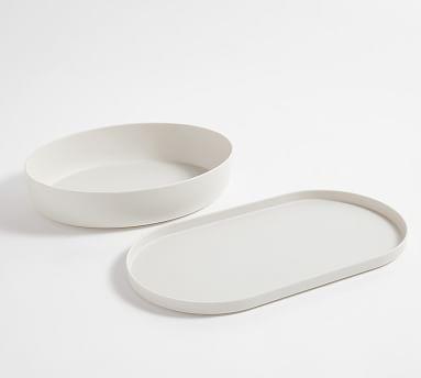 Mason Modern Melamine Serving Platter & Bowl Set