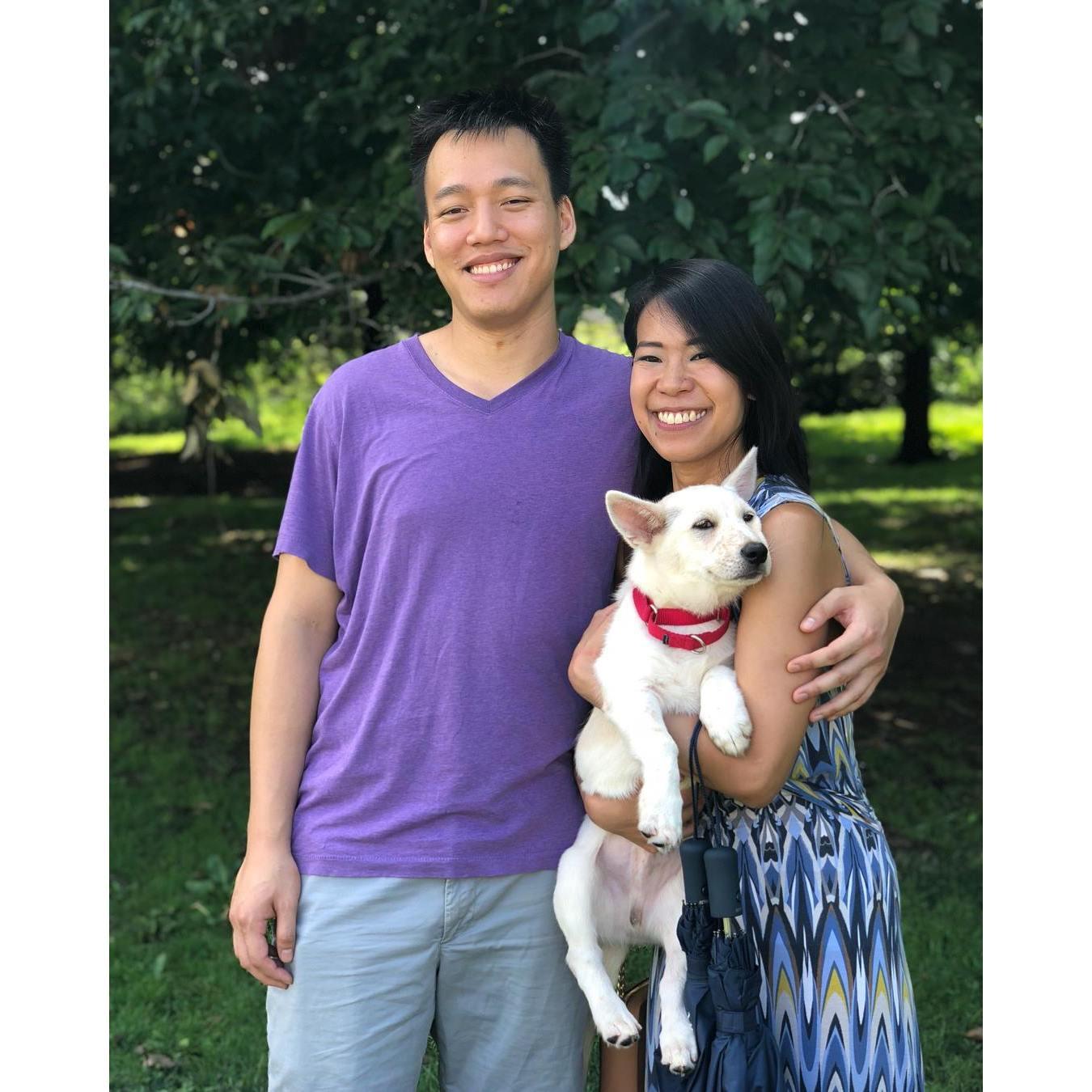 First family photo! The day we adopted Atlas :)