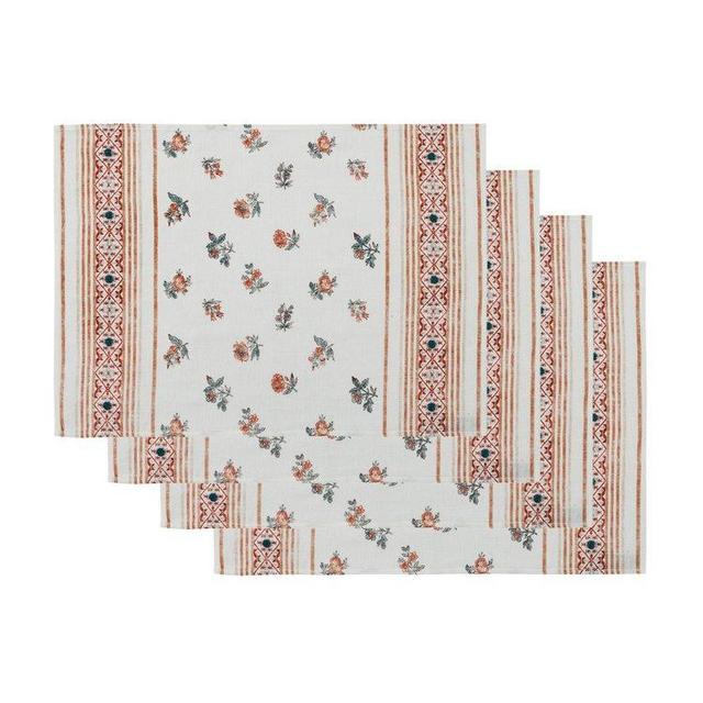 Set-Of-Four Amagansett Linen-Cotton Placemats