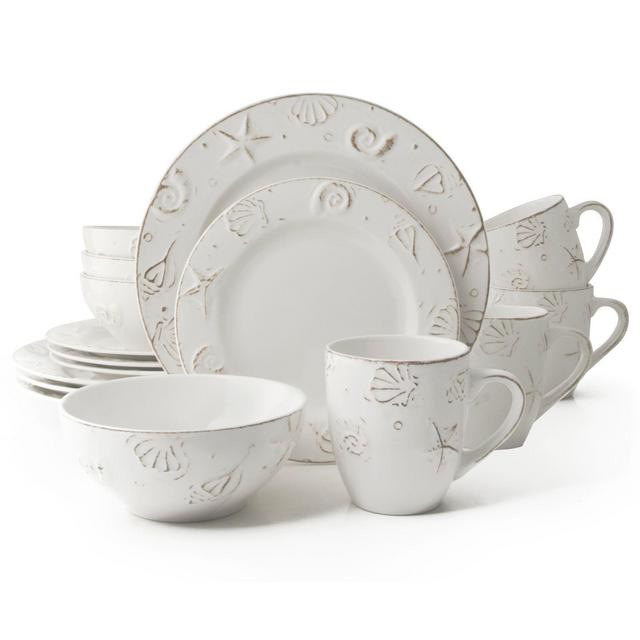 Thomson Pottery Hampton 16-Piece Stoneware Dinnerware Set