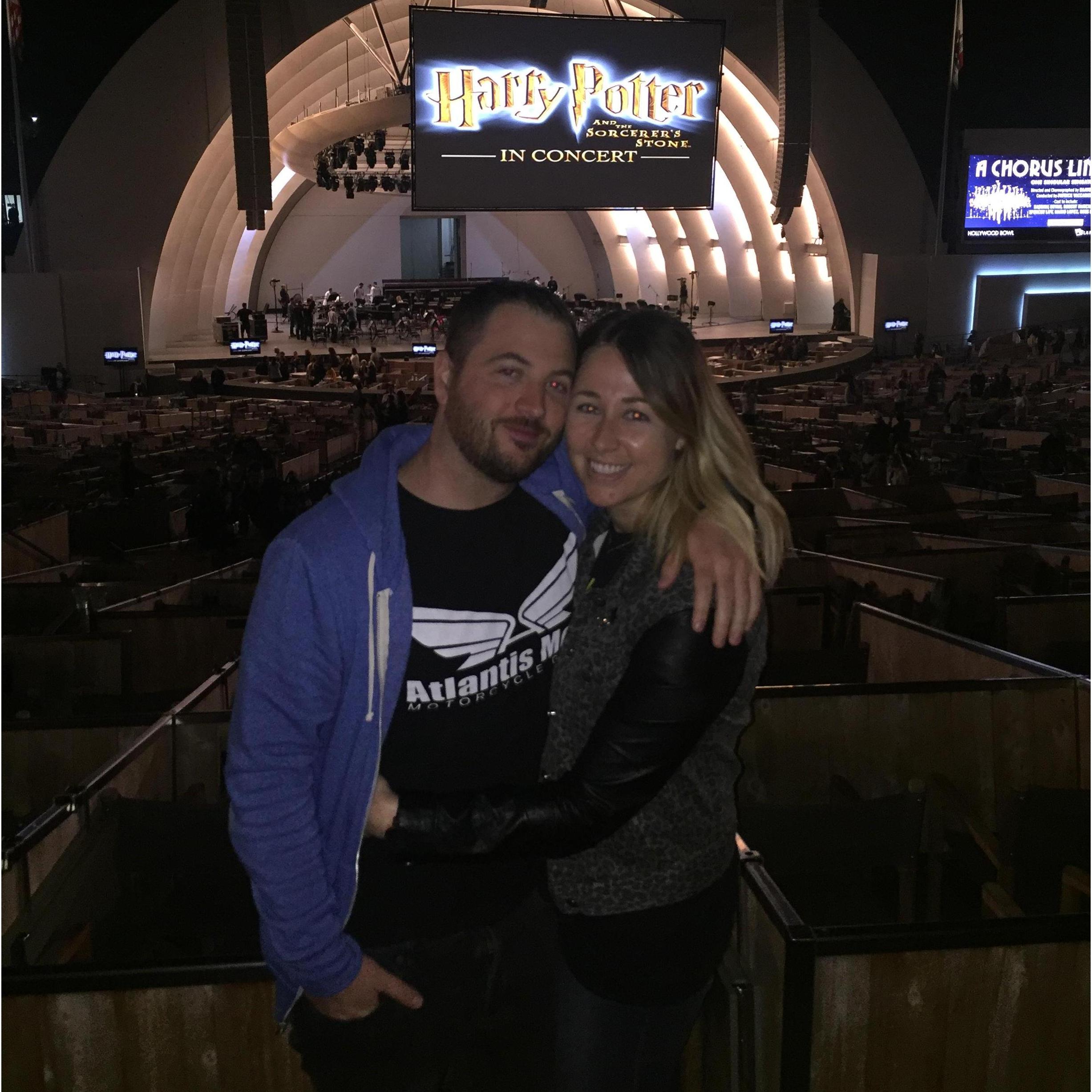 Fun fact - when we started dating, Naaman had not seen the Harry Potter series and being the die hard fan, I am, I had to quickly fix that. He is also now a big fan! ;)