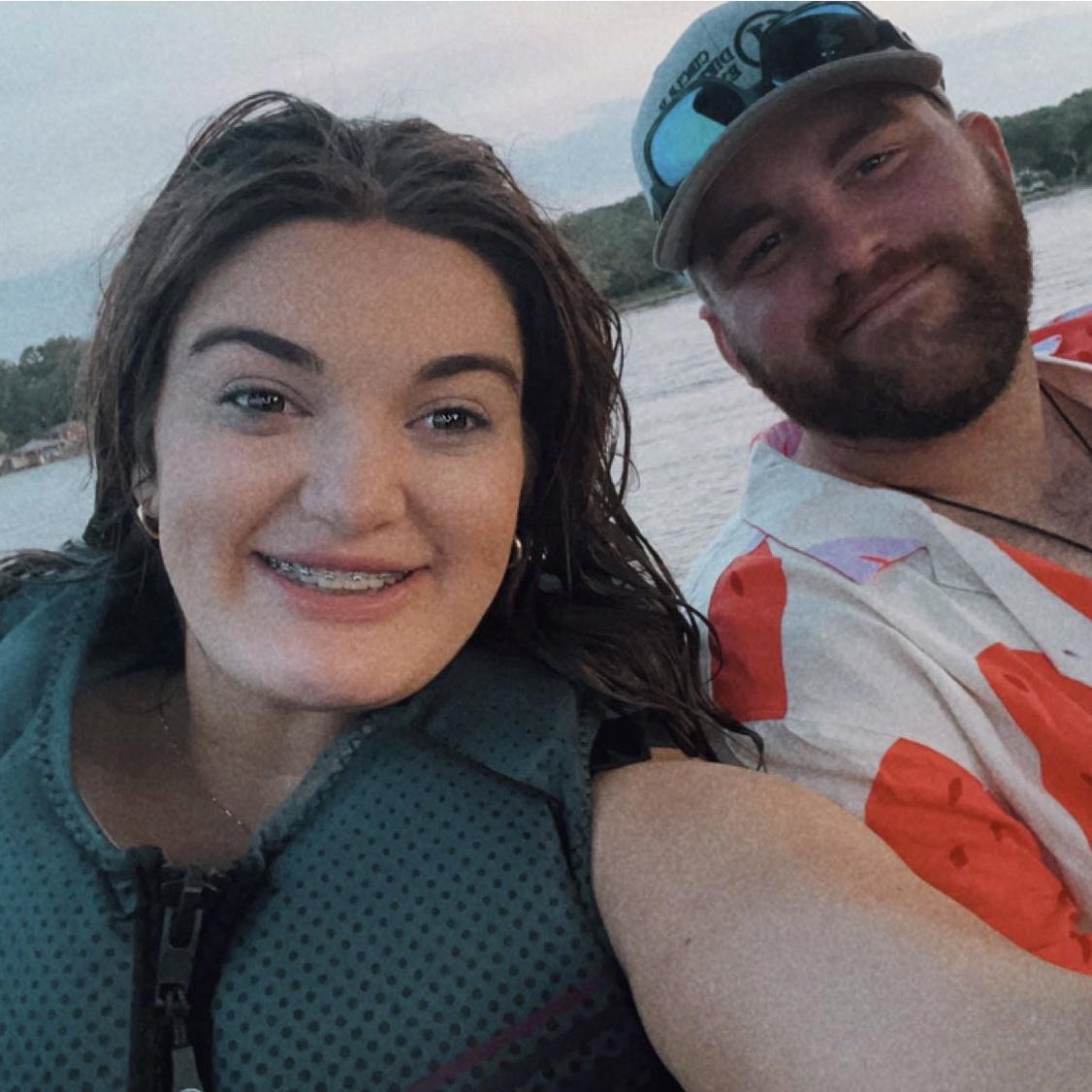 We spent most of our summer boating and hanging out at the lake!