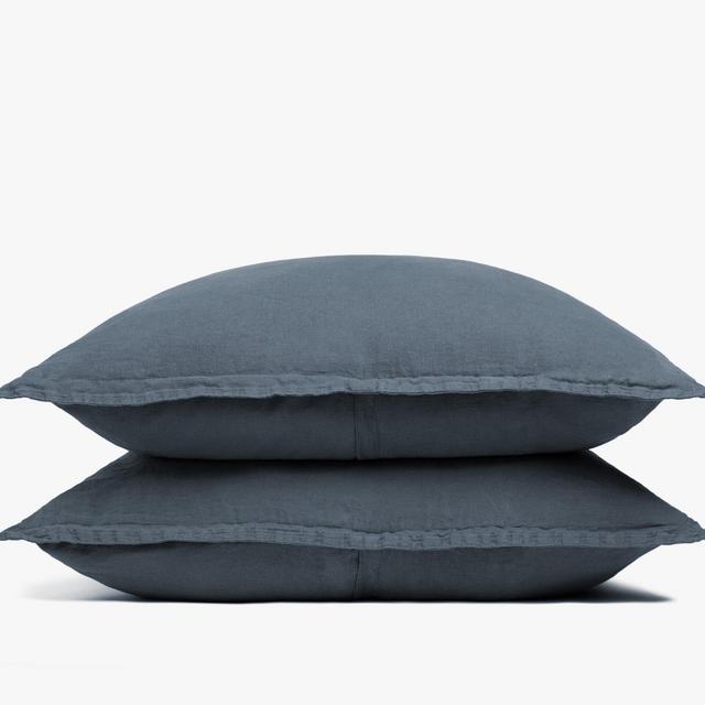 Linen Sham Set (Color: Dusk)