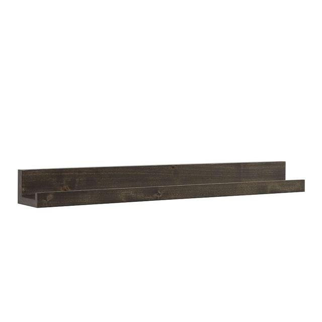 Holman Handmade Floating Ledge, Charcoal, 3'