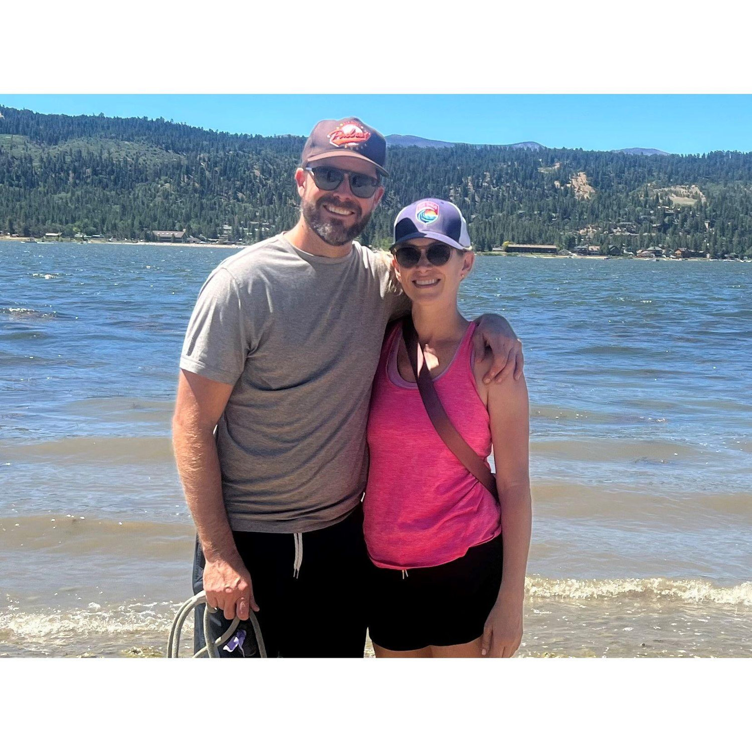 Our first trip together in Big Bear, CA
