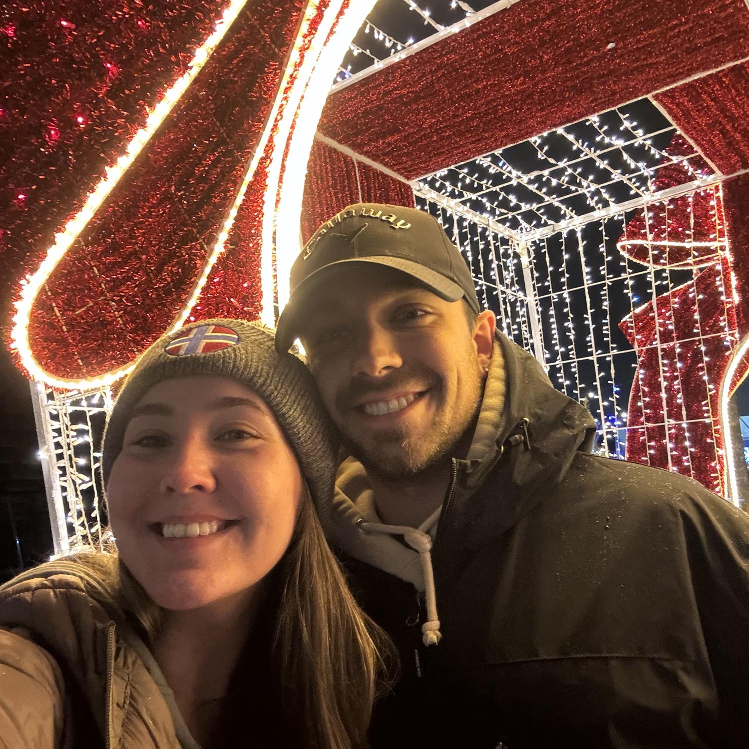 Last selfie of 2024!!! 602 days goes by quickly when you’re planning a wedding!