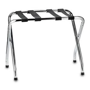 Chrome Folding Luggage Rack