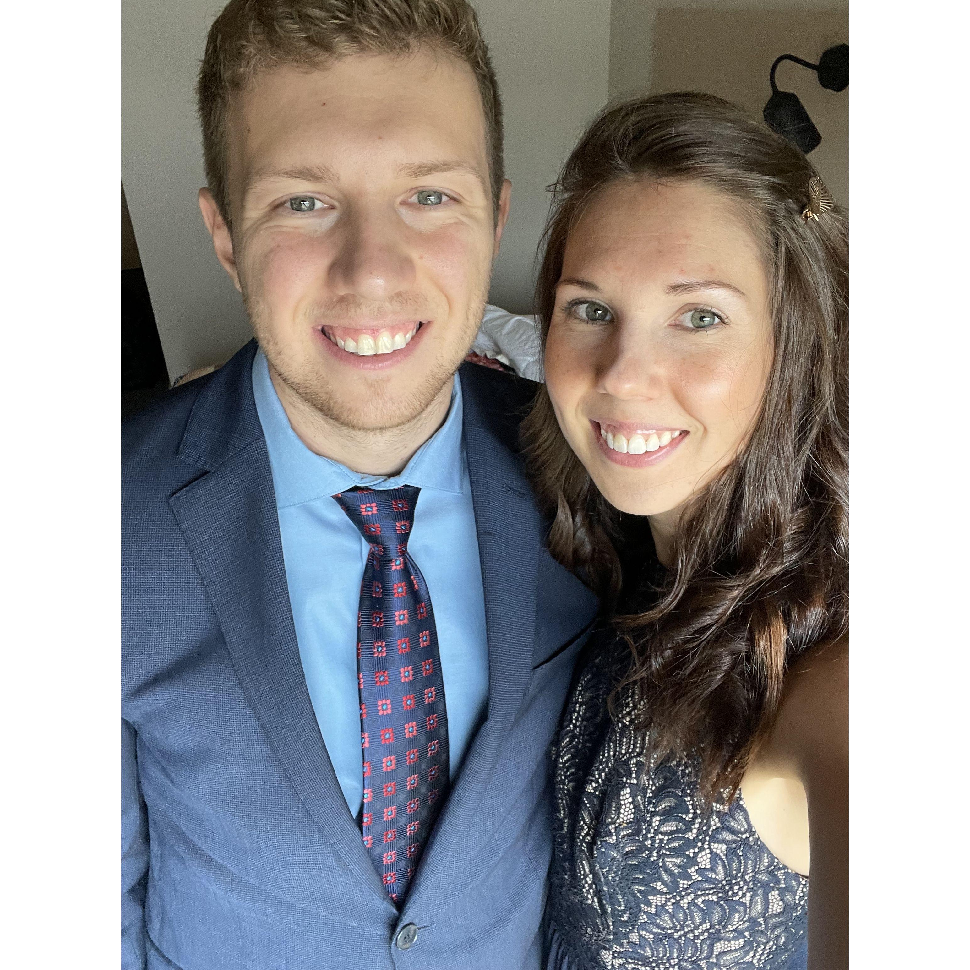 Lots of smiles at Kenzie's cousin wedding