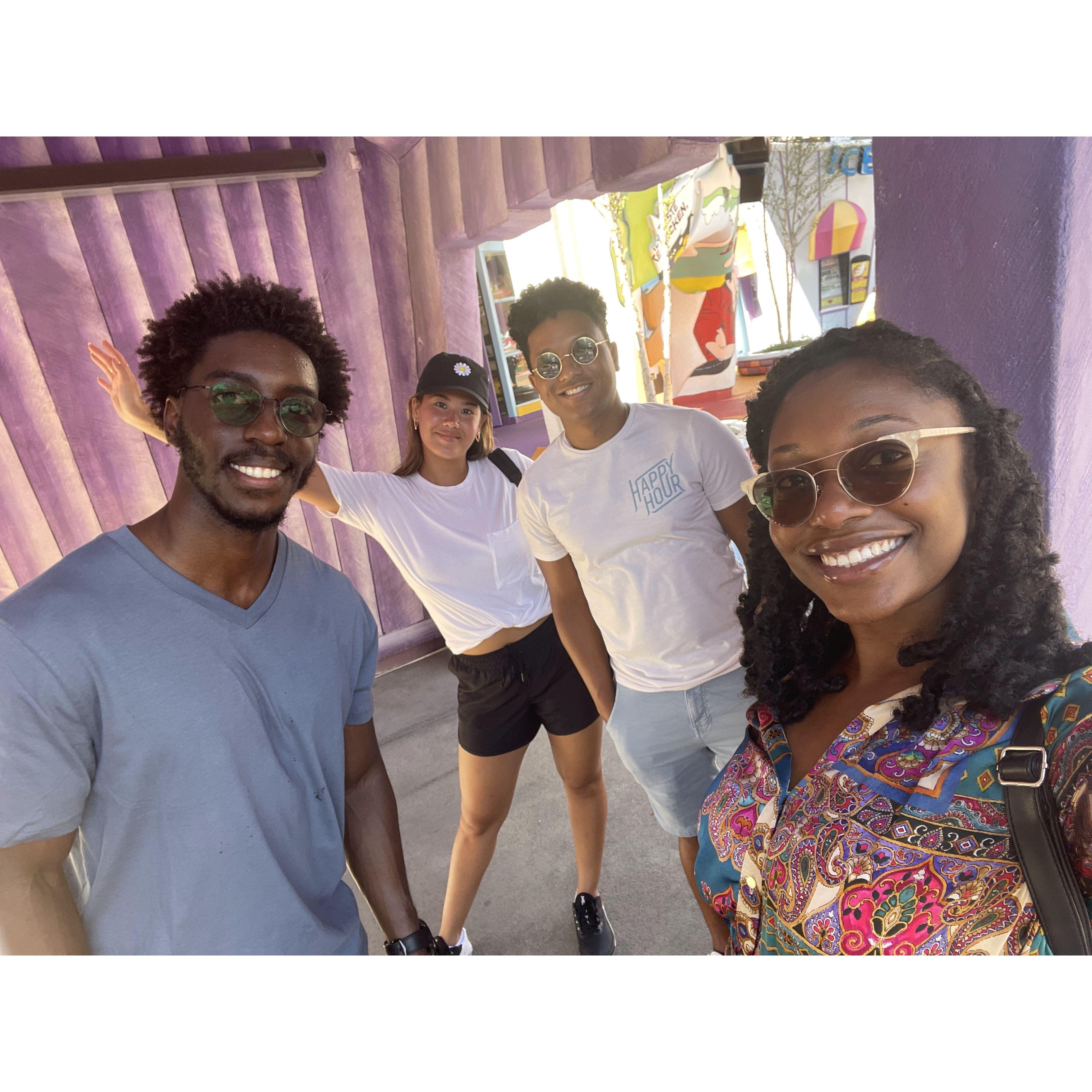 Breakfast and Universal Studios with friends