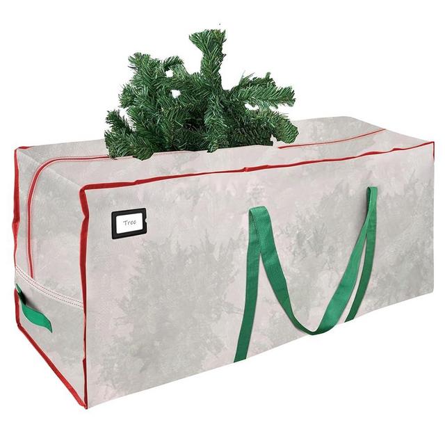Cosy Family 9 ft Christmas Tree Storage Bag - Durable Heavy Duty Extra Large Artificial Xmas Holiday Tree Bag with Reinforced Handles and Dual Zippers Wide Opening - Clear