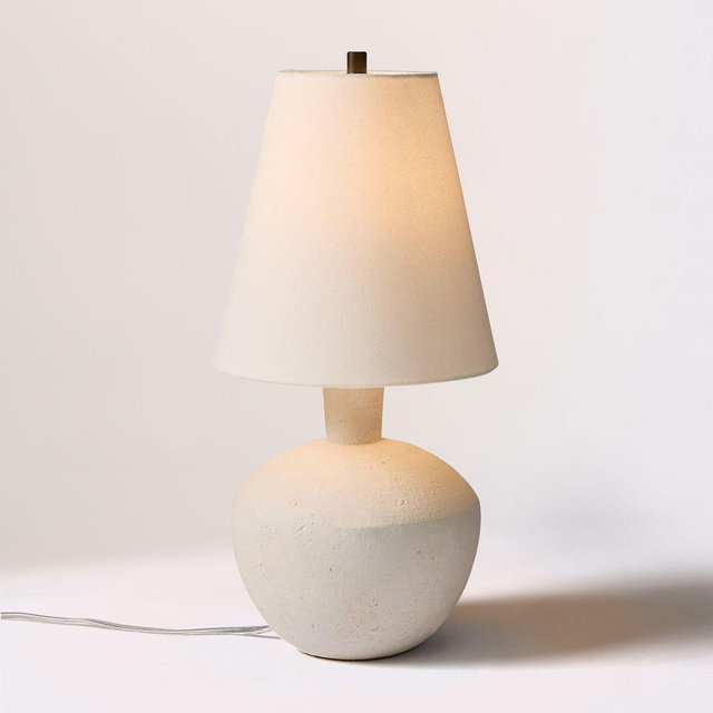 Form Studies Table Lamp, Slim 19In, Ivory