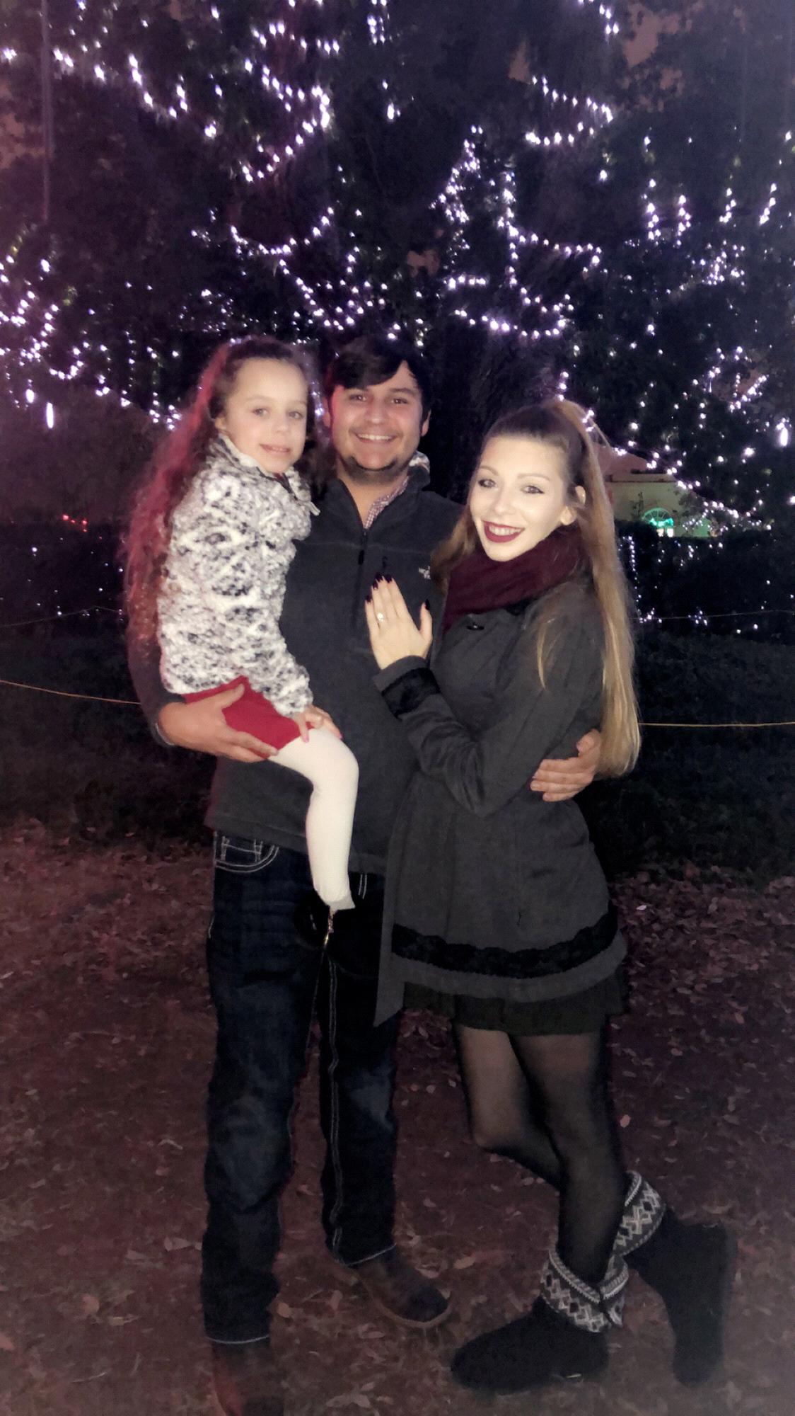 December 15, 2018- The "yes" day! Zachary proposed at Celebration in the Oaks!