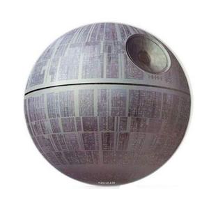 6 months - 4 years - Star Wars Death Star Cutting Board - Non Slip Feet - Made of Toughened Glass