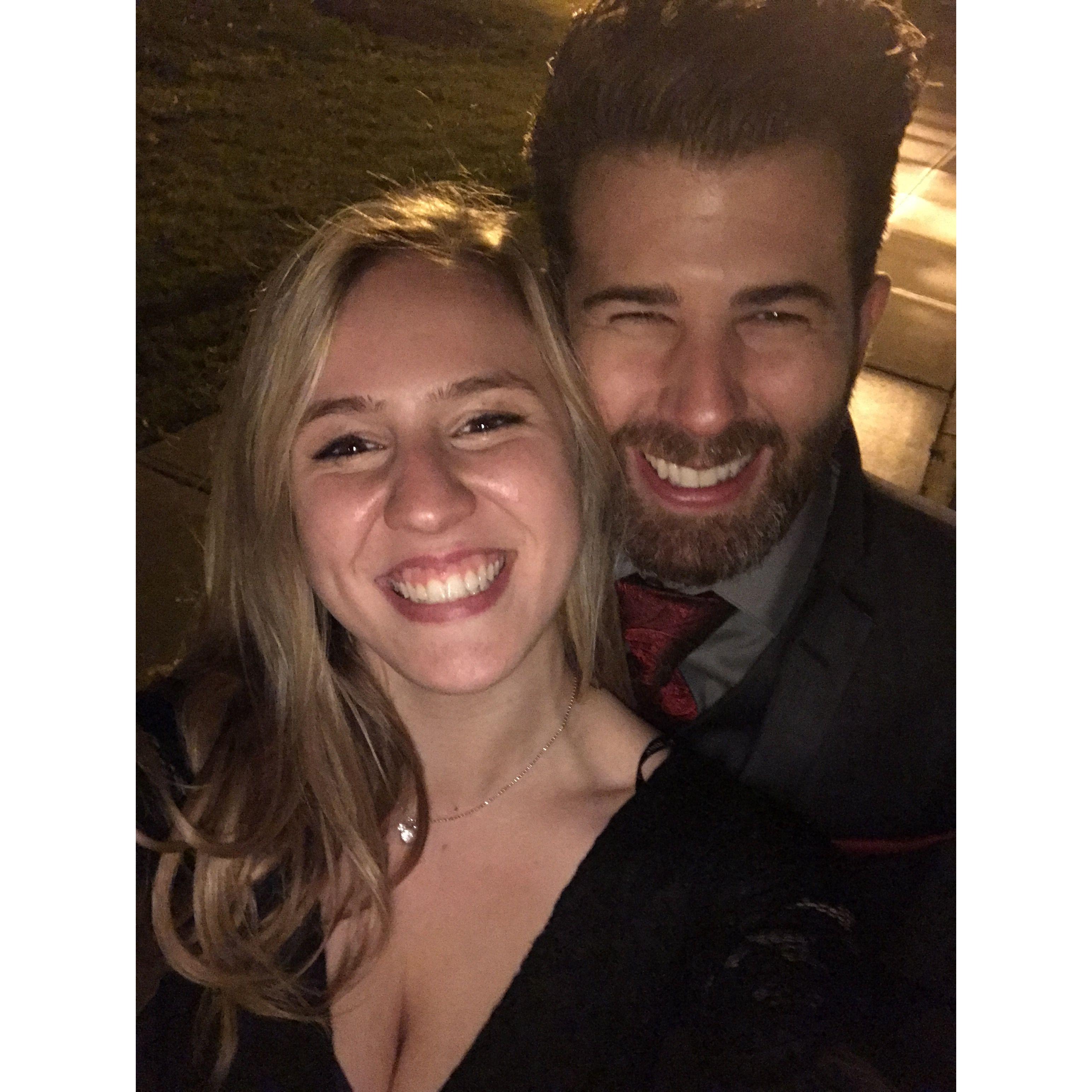 Our first fancy date!