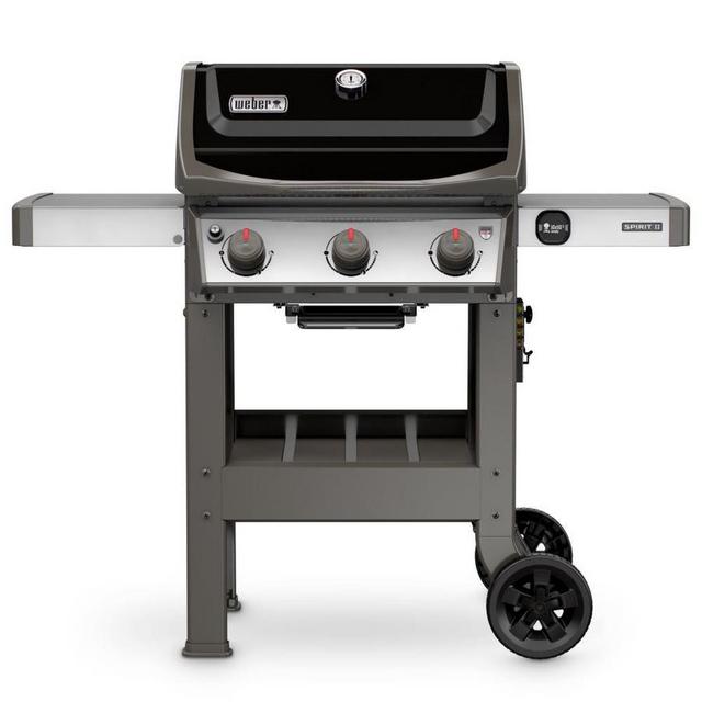 Weber Spirit II E-310 Black 3-Burner Liquid Propane Gas Grill