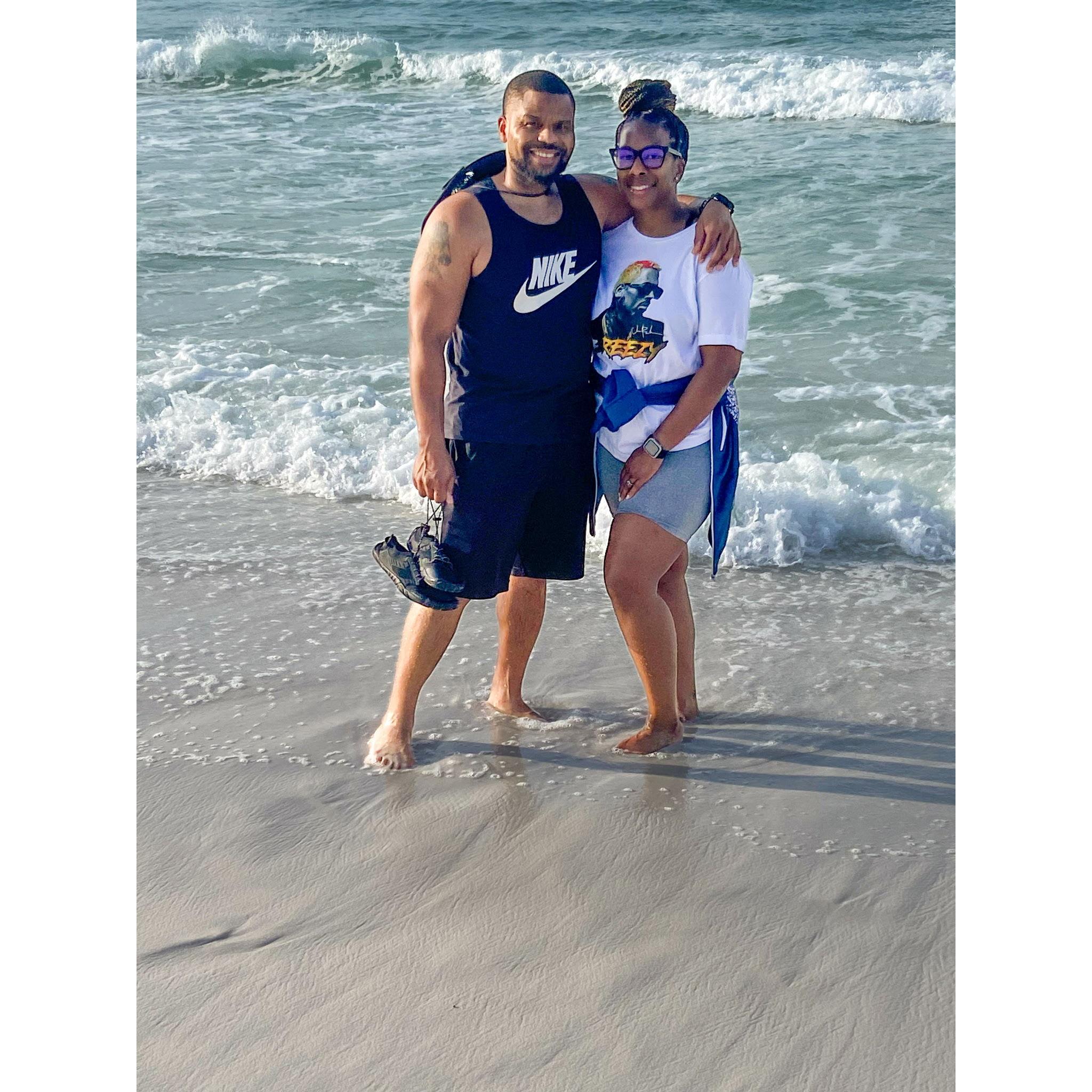 Vacationing in Destin. We love the beach!