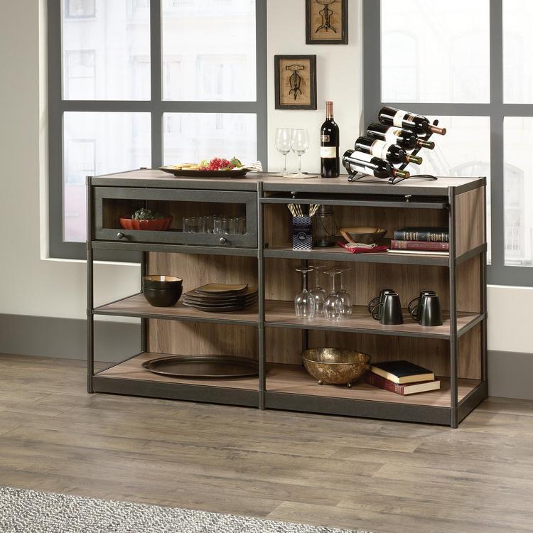 Sauder Barrister Lane Industrial Credenza Zola