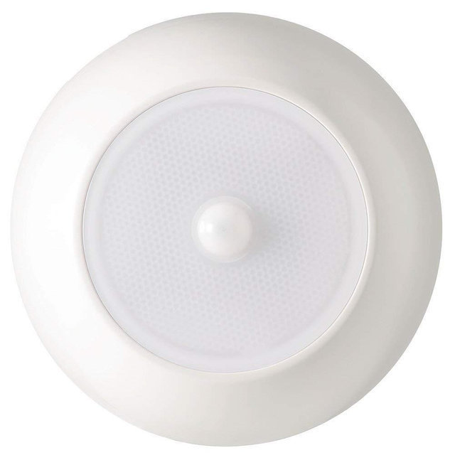 Beams MB990 300 Lumen LED UltraBright Wireless Battery Powered Motion Sensing Indoor/Outdoor Ceiling Light, 1-Pack, White