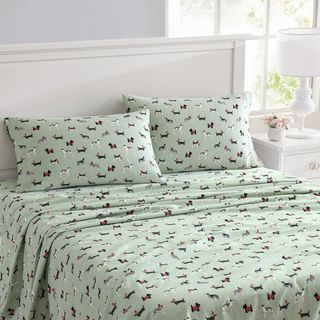 Cotton Flannel 4-Piece Sheet Set