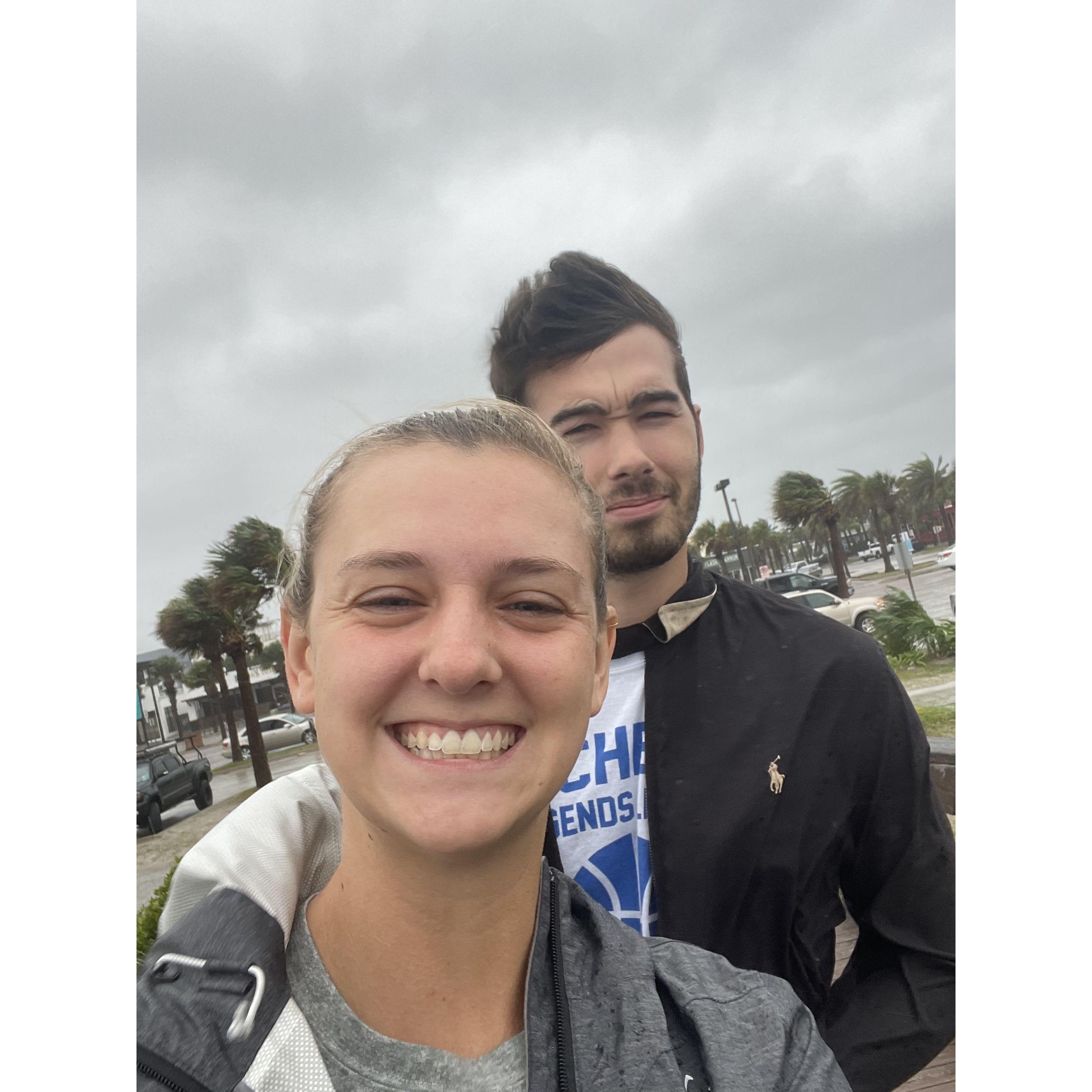 Our first hurricane together <3