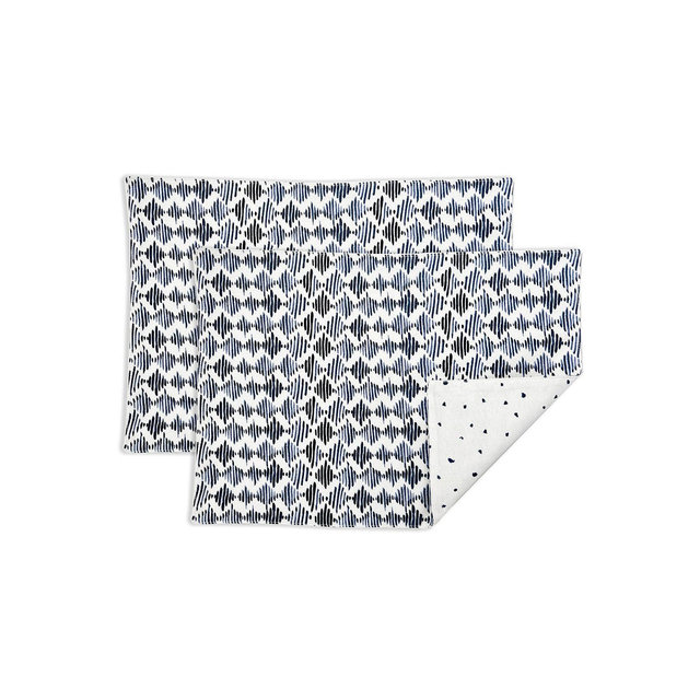 Lenox Bay Diamond Dot Placemats, Set of 2