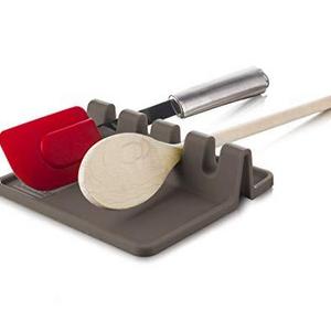 Tomorrow's Kitchen Silicone Utensil Rest, Grey