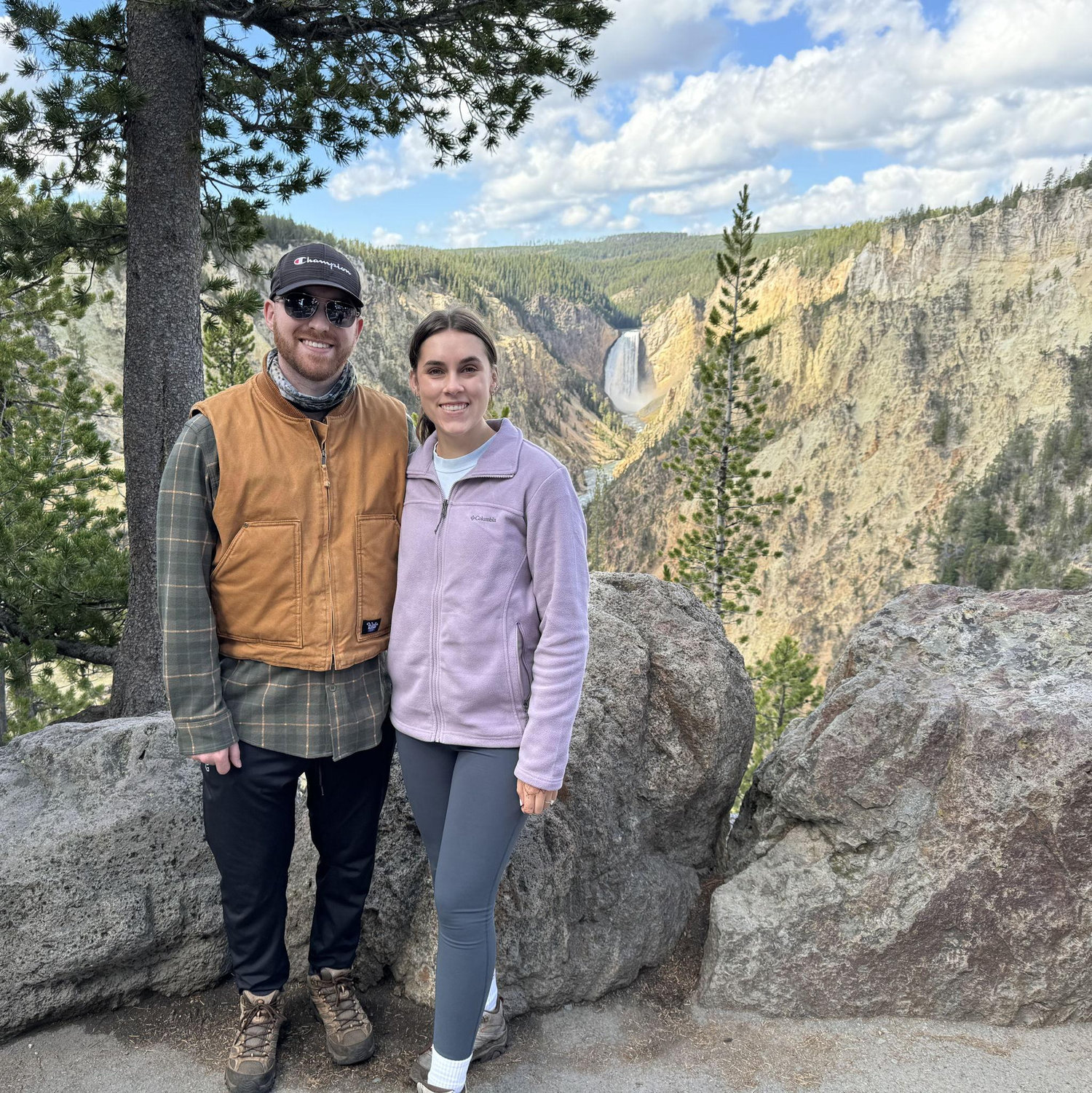 We took this photo on our trip to Yellowstone on September 20th, 2024. This photo was taken at the Grand Canyon of Yellowstone.