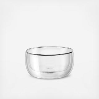 Sorrento Double Wall Glass Bowl, Set of 2