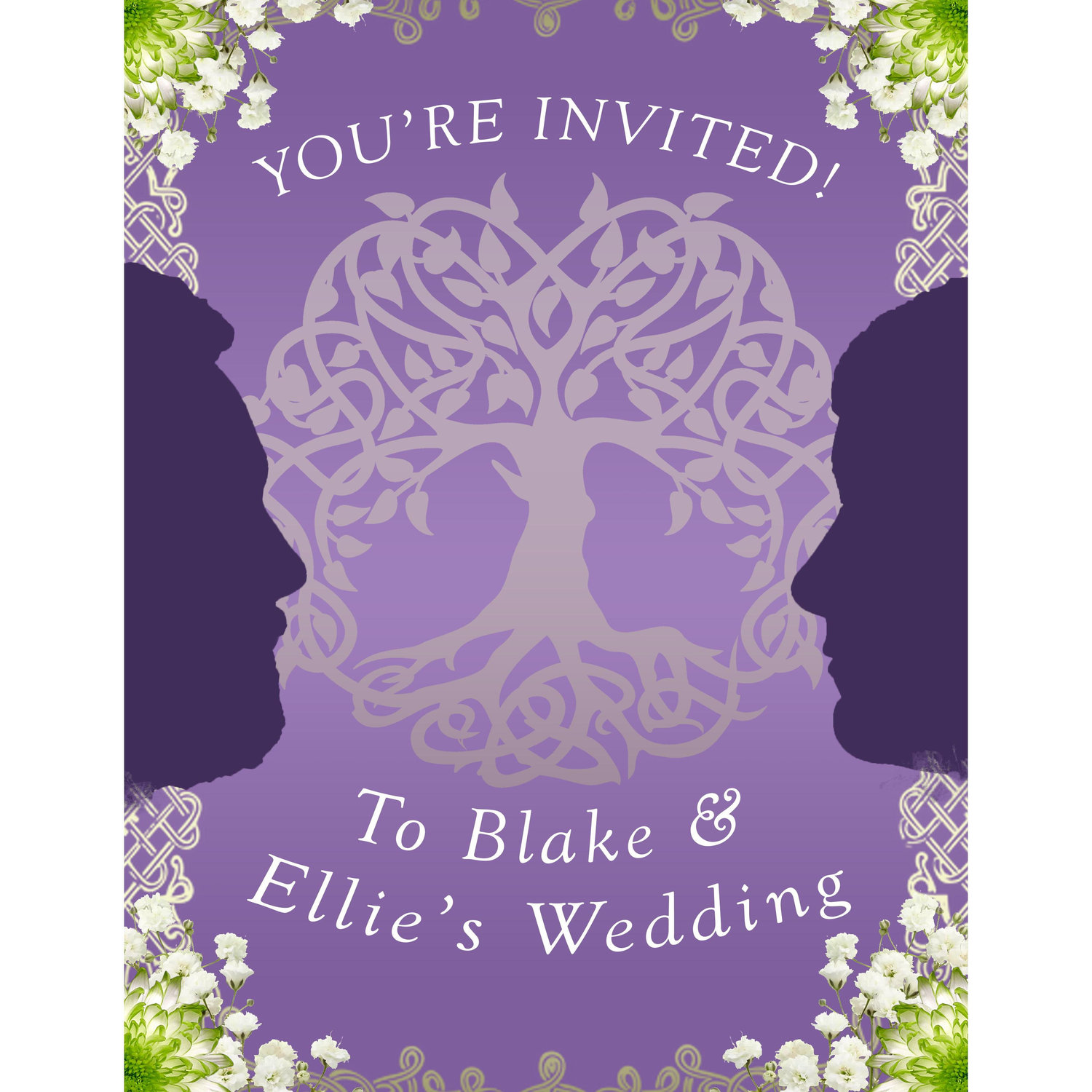 Our official invitation, made by Blake himself!!