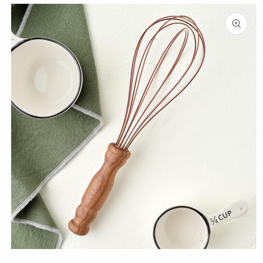 Copper and Walnut Whisk