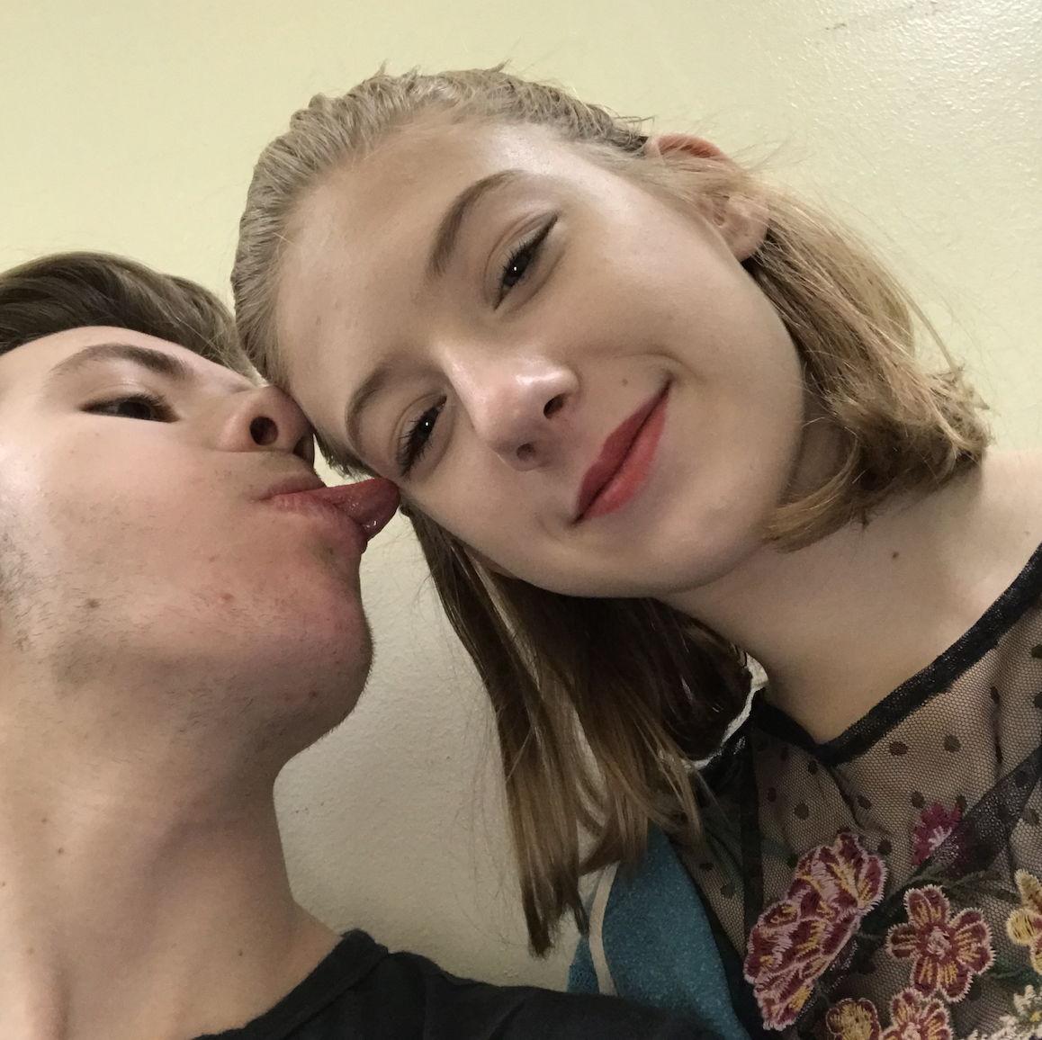 Taken on Aaron's phone in 2016. This was our first selfie together on my new phone. I was extremely excited to show my girlfriend the camera features. Who knew we would be together years later