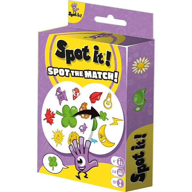 Zygomatic Spot It! Classic Card Game (Pocket Edition) | Matching Game | Fun Kids Game for Family Game Night | Travel Game | Great Kids Gift | Ages 6+ | 2-8 Players | Avg. Playtime 15 Mins | Made
