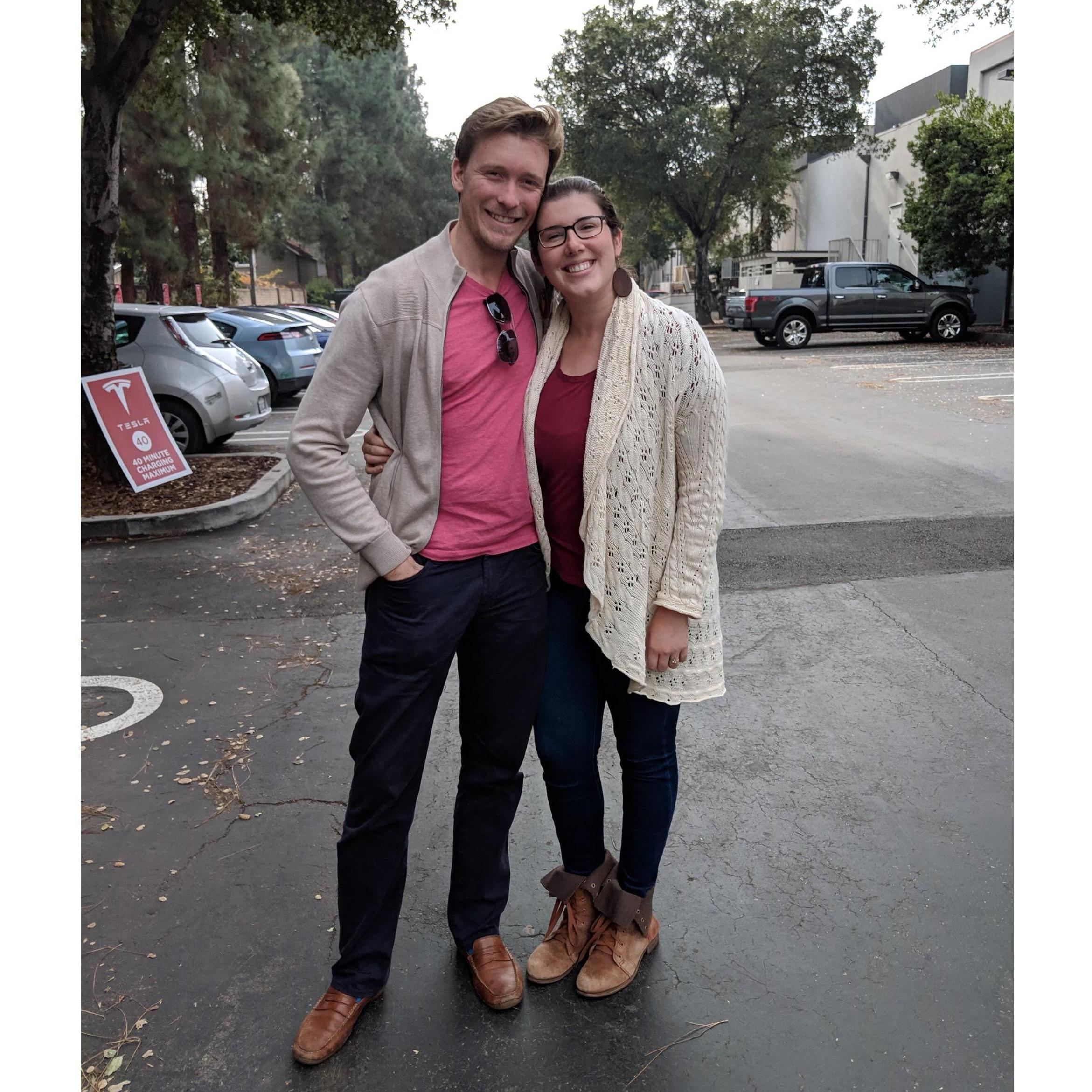 Accidentally matching while we head out house hunting for our new home!