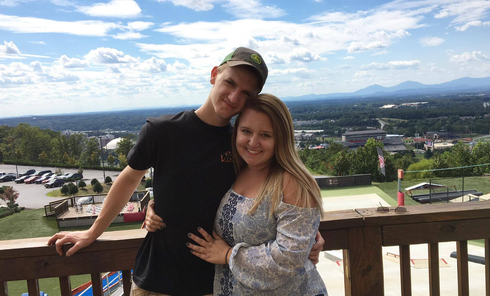 Zach visits Suzy at Liberty, 2016