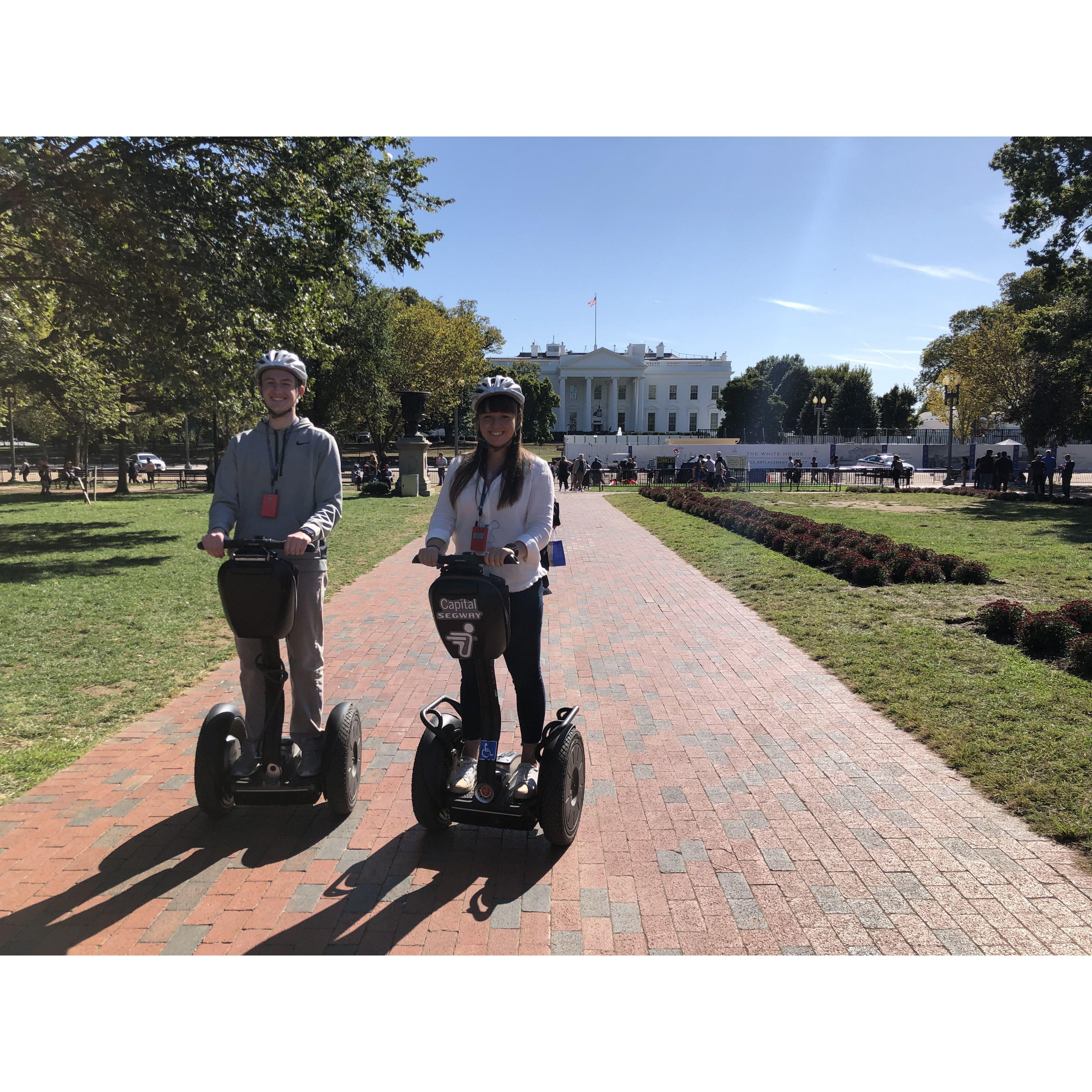 One of our first trips together! We took a weekend trip to D.C.