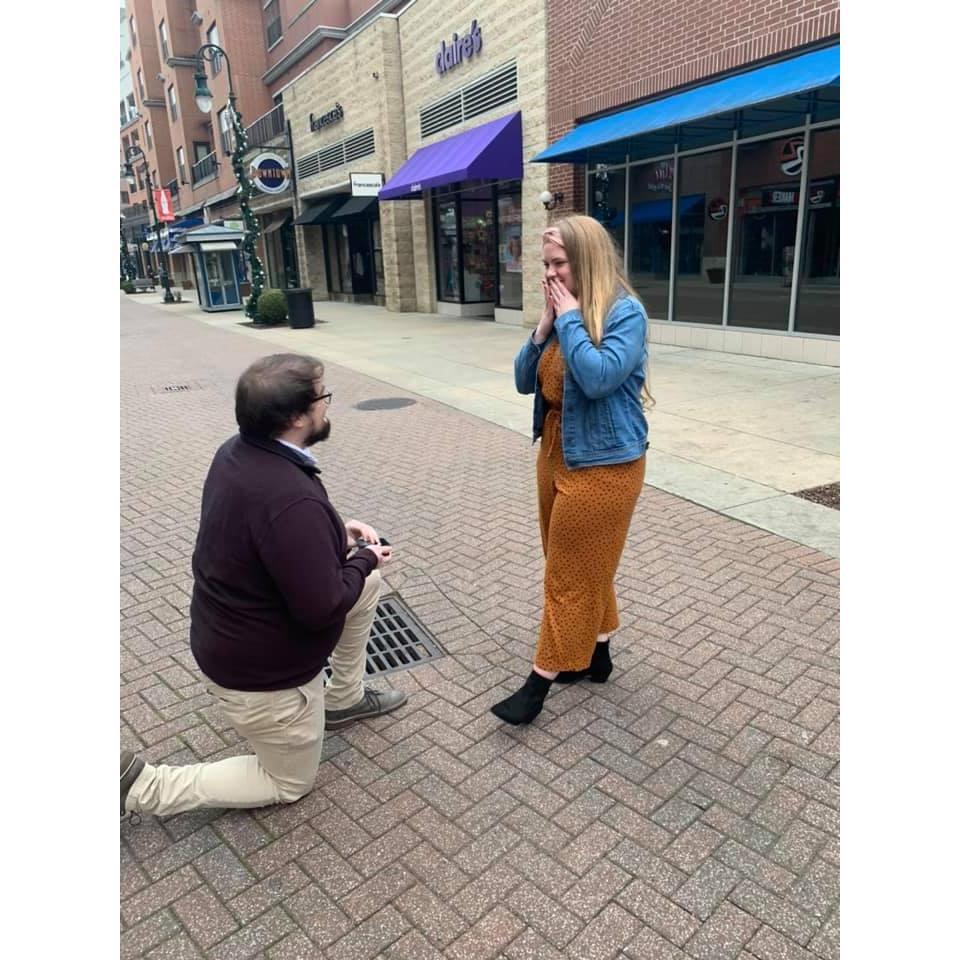 "Emily, will you marry me?" "YES!!!"