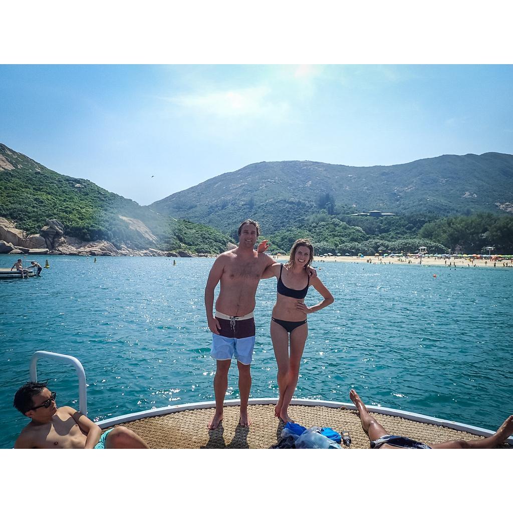 VF beach day in Hong Kong!